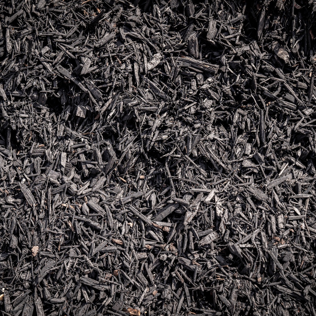 BLACK WOOD MULCH AT DAISY'S